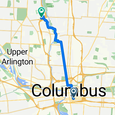 Late Nite Slicet to Olentangy River Road