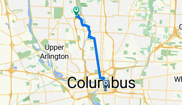 Late Nite Slicet to Olentangy River Road