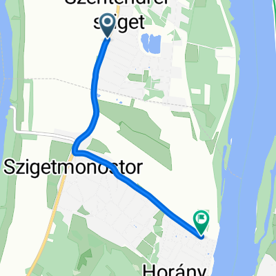 Csóka utca - Monostori utca