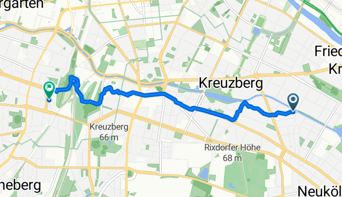 Ohlauer Straße, Berlin nach Bülowstraße, Berlin