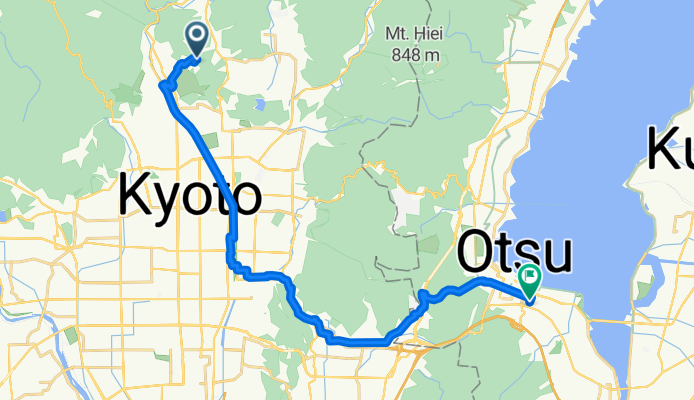 上賀茂本山, 京都市へ本宮1丁目, 大津市