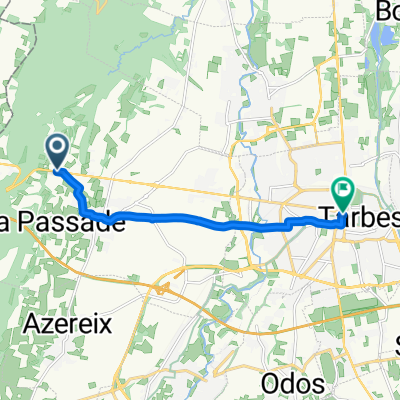 De Route de Pau à Avenue du Régiment de Bigorre