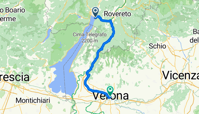 Von Nago-Torbole bis Verona