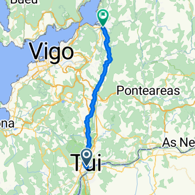 Calle Foxo, Tui to Plaza Ribadavia, Redondela