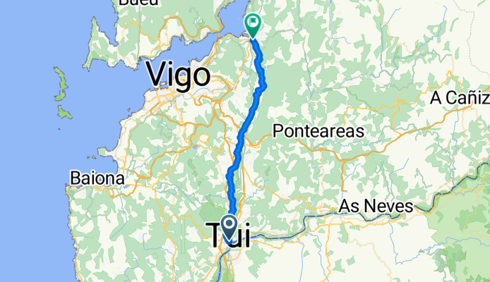 Calle Foxo, Tui to Plaza Ribadavia, Redondela