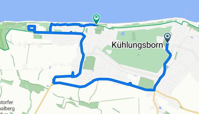 Dünenstraße nach Ostseeallee 44A