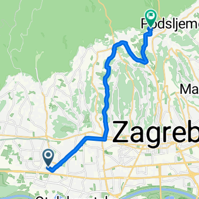 Ulica Vlade Gotovca to Gračec