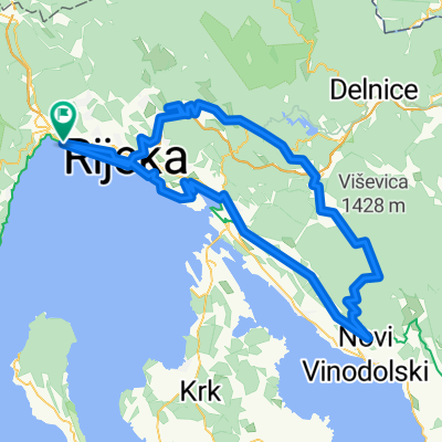Route in Rijeka