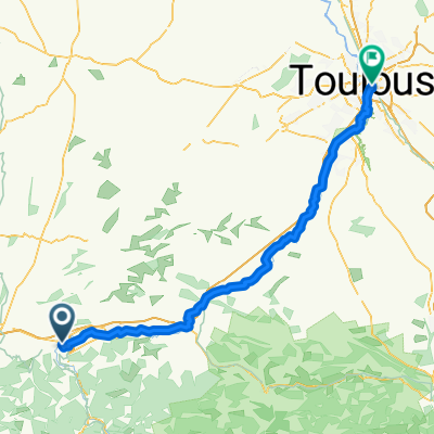 Chemin de la Maladrerie, Noé nach Rue Roger, Foix