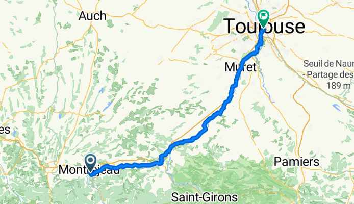 Chemin de la Maladrerie, Noé nach Rue Roger, Foix