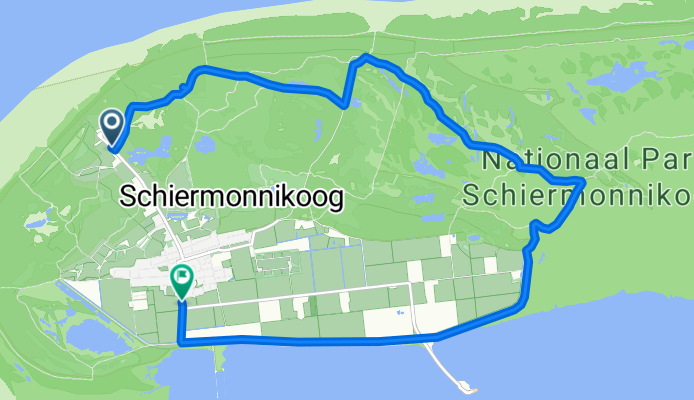 Badweg, Schiermonnikoog naar Reeweg, Schiermonnikoog