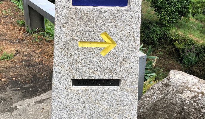 Photo 2 of the Bikemap route "SCQ 2, Santiago de Compostela, Zur Paradela- Brücke und zurück teilweise Camino"