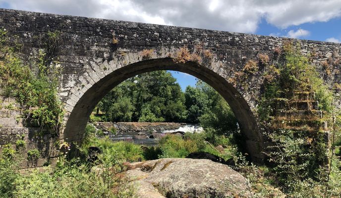 Foto 1 der Bikemap-Route "SCQ 5, Santiago de Compostela, Tour nach Ponte de Maceira"