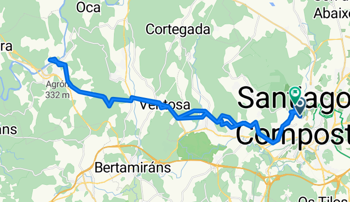 SCQ 5, Santiago de Compostela, Tour nach Ponte de Maceira