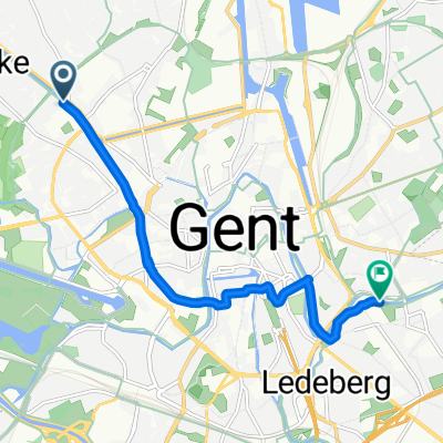 Groendreef, Gent naar Graaf 128-Vlaanderenroute, Gent