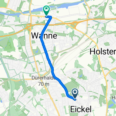 Hugenpoth nach Dorstener Straße