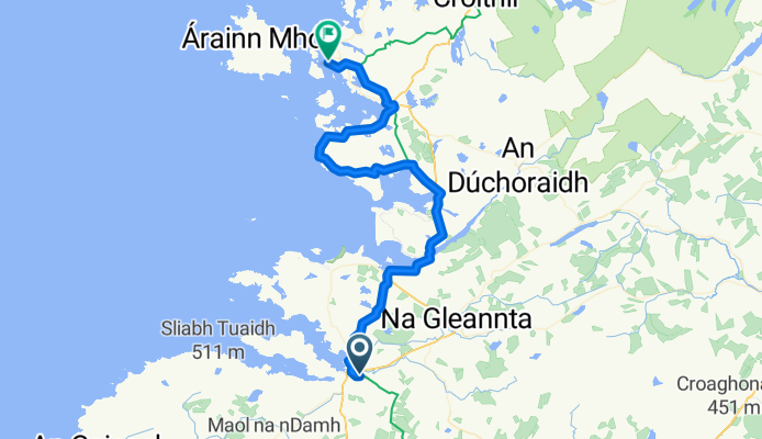 Castlederg - Dungloe + From Burtonport to Dunfanaghy (2/2)