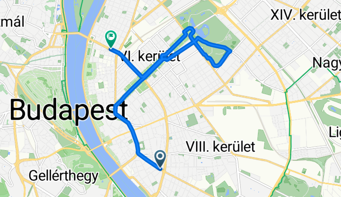 District VIII, Budapest to Ditrói Mór utca, Budapest