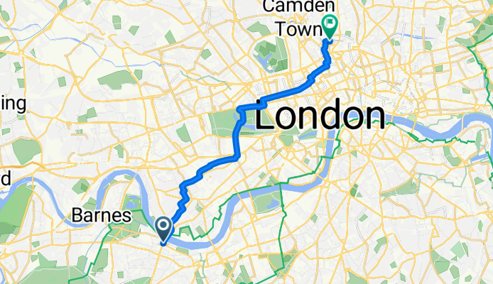 Putney to King's Cross