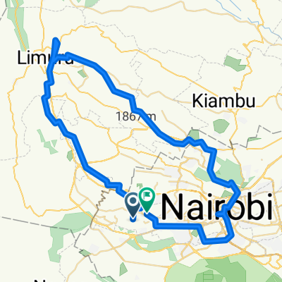 Route in Nairobi