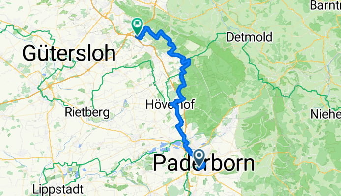 Paderborn to Sennestadt