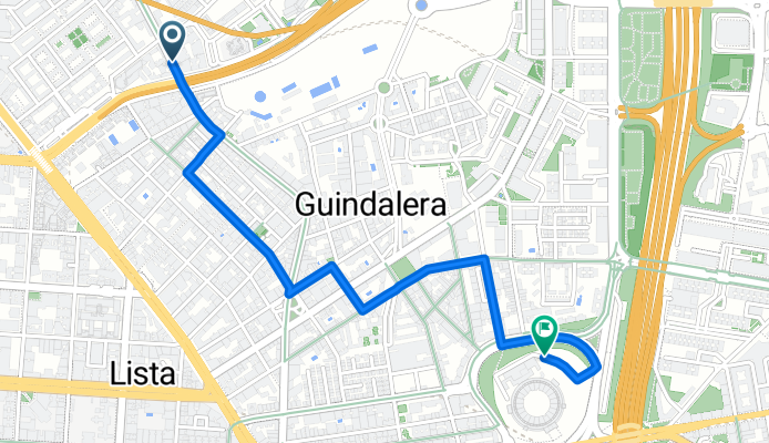 Calle de Clara del Rey, Madrid a Salamanca, Madrid