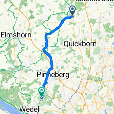 Bodderbarg, Langeln nach Sandmoorweg, Wedel