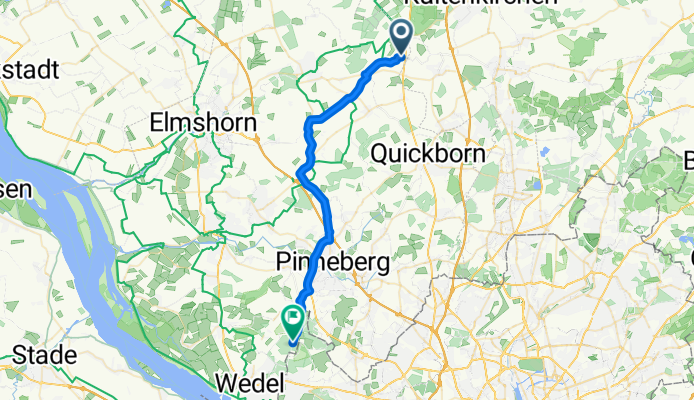 Bodderbarg, Langeln nach Sandmoorweg, Wedel