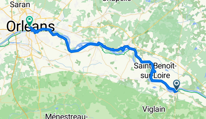 Von Sully-sur-Loire bis Orléans