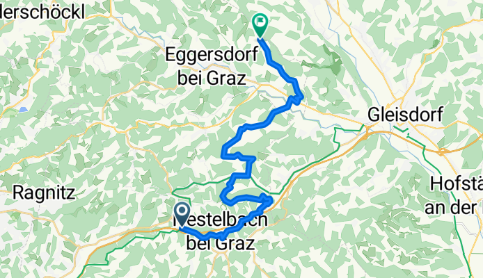 Hauptstraße, Laßnitzhöhe nach Wetterkreuzweg, Eggersdorf