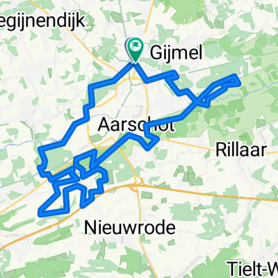 kort gravel ritje 36 km