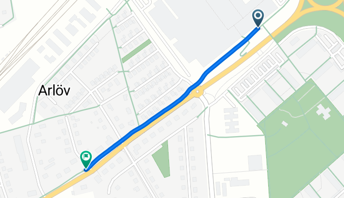 Kronetorpsvägen to Hantverkaregatan 2A