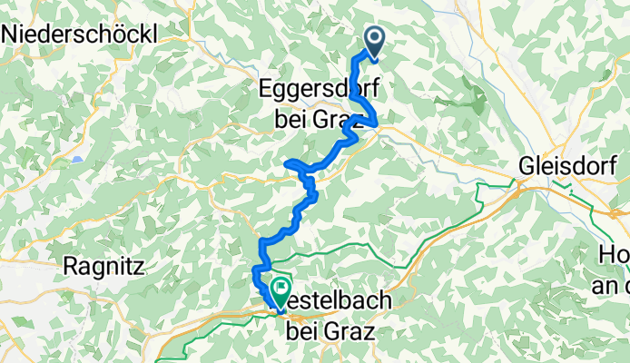 Ehrenbergstraße, Eggersdorf nach Hauptstraße, Laßnitzhöhe