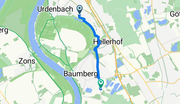 Josef-Maria-Olbrich-Straße nach Am Knipprather Busch