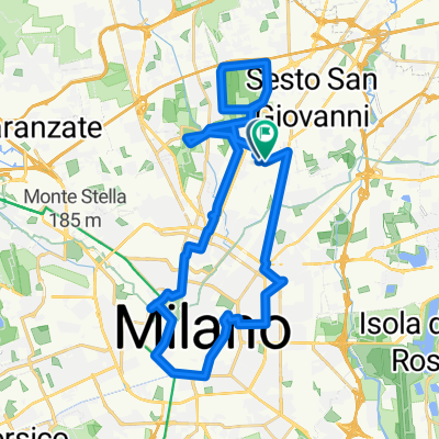 Da Viale dell'Innovazione a Via Sesto San Giovanni