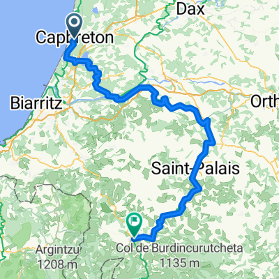From Capbreton to Saint-Jean-Pied-de-Port