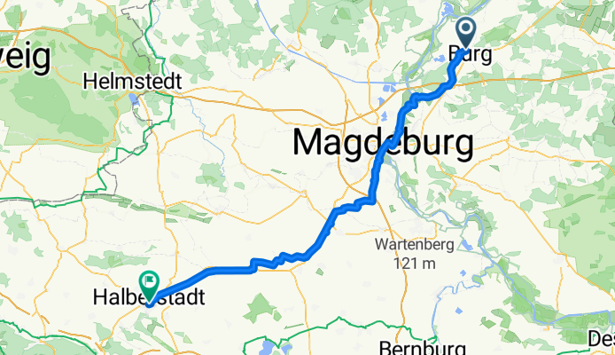 Tangerhütte - Halberstadt