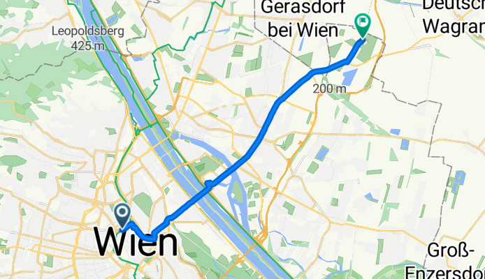 Maria-Theresien-Straße, Wien nach Donaustadt, Wien