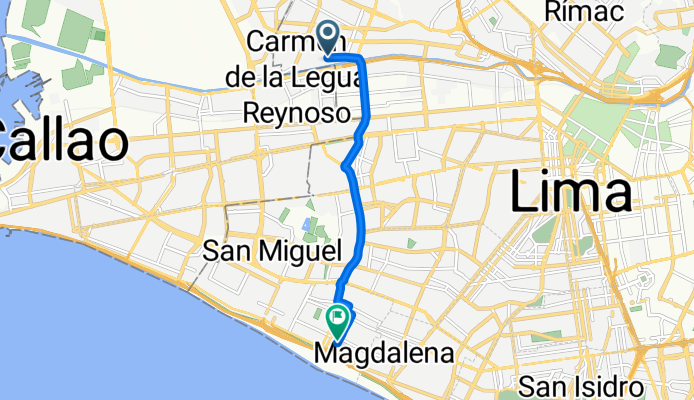 Departamento de Lima a Departamento de Lima