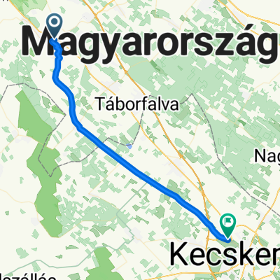 Bartók Béla út, Dabas - Máriahegy-tanya, Kecskemét