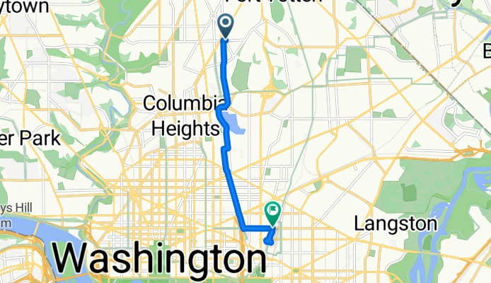 Fourth St NW, Washington to First St NE, Washington