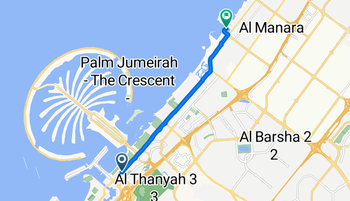 Al Naseem Street, Dubai to Al Soon Street, Dubai