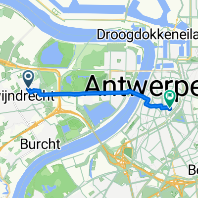 Pijlstraat, Zwijndrecht naar Meistraat, Antwerpen