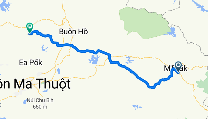 M’Đrăk - Quảng Phú