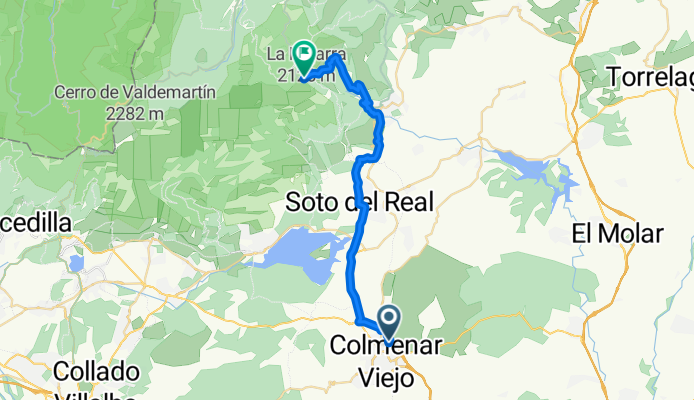 From Colmenar Viejo to Rascafría