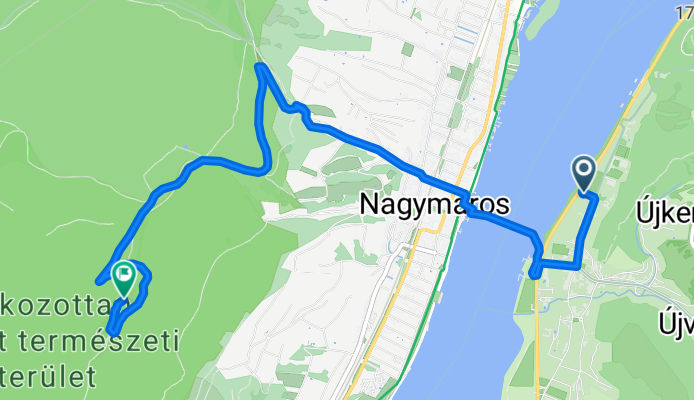 Esztergomi út, Visegrád - Nagymaros-Nógrád, Nagymaros