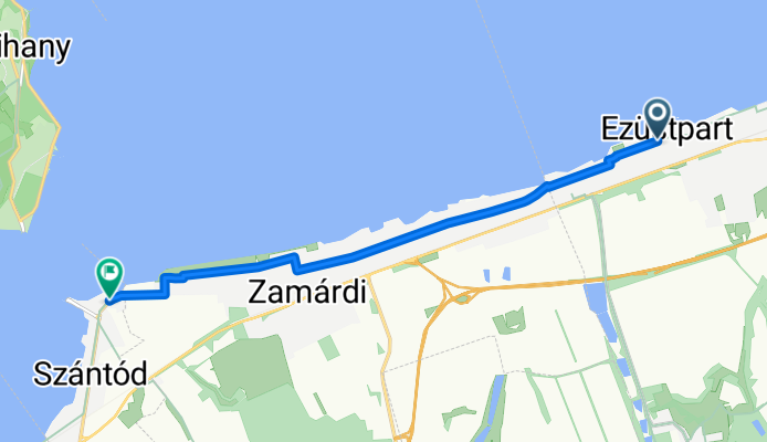 Liszt Ferenc sétány, Siófok - Szt István utca, Szántód