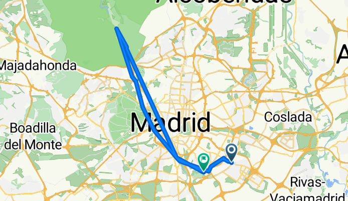 de Vallecas a el Pardo