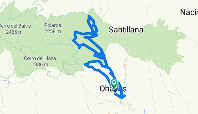 Ohanes- Cantarranas-Collado del Espino- Fuente del Cerrajero-Sulayr-Cerro de la Coronela-Cantarranas-Sendero de Ohanes