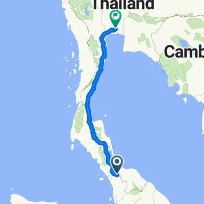 From Amphoe Na Thawi to Bangkok